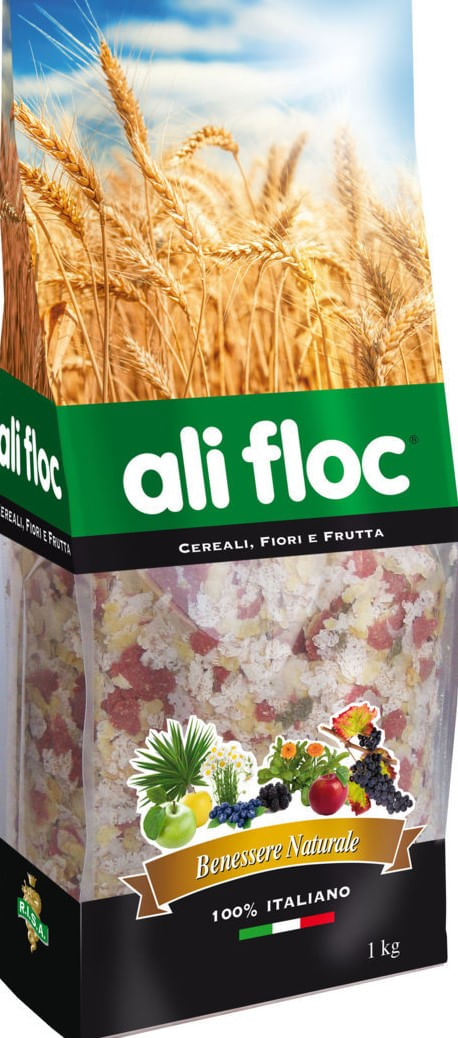 Alifloc Cane Cereali Fiori e Frutta