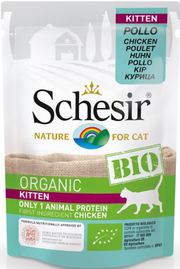 Schesir Kitten Bio Busta Multipack 16x85G