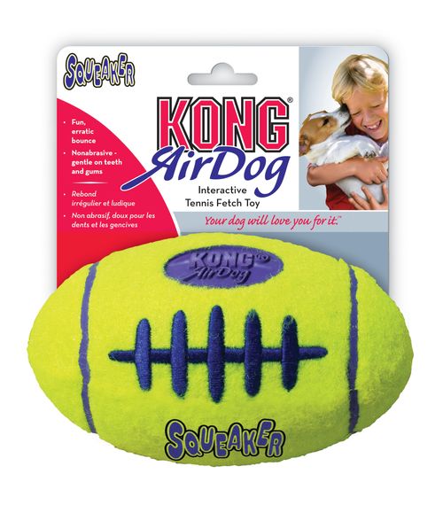 KONG Airdog Squeaker Football