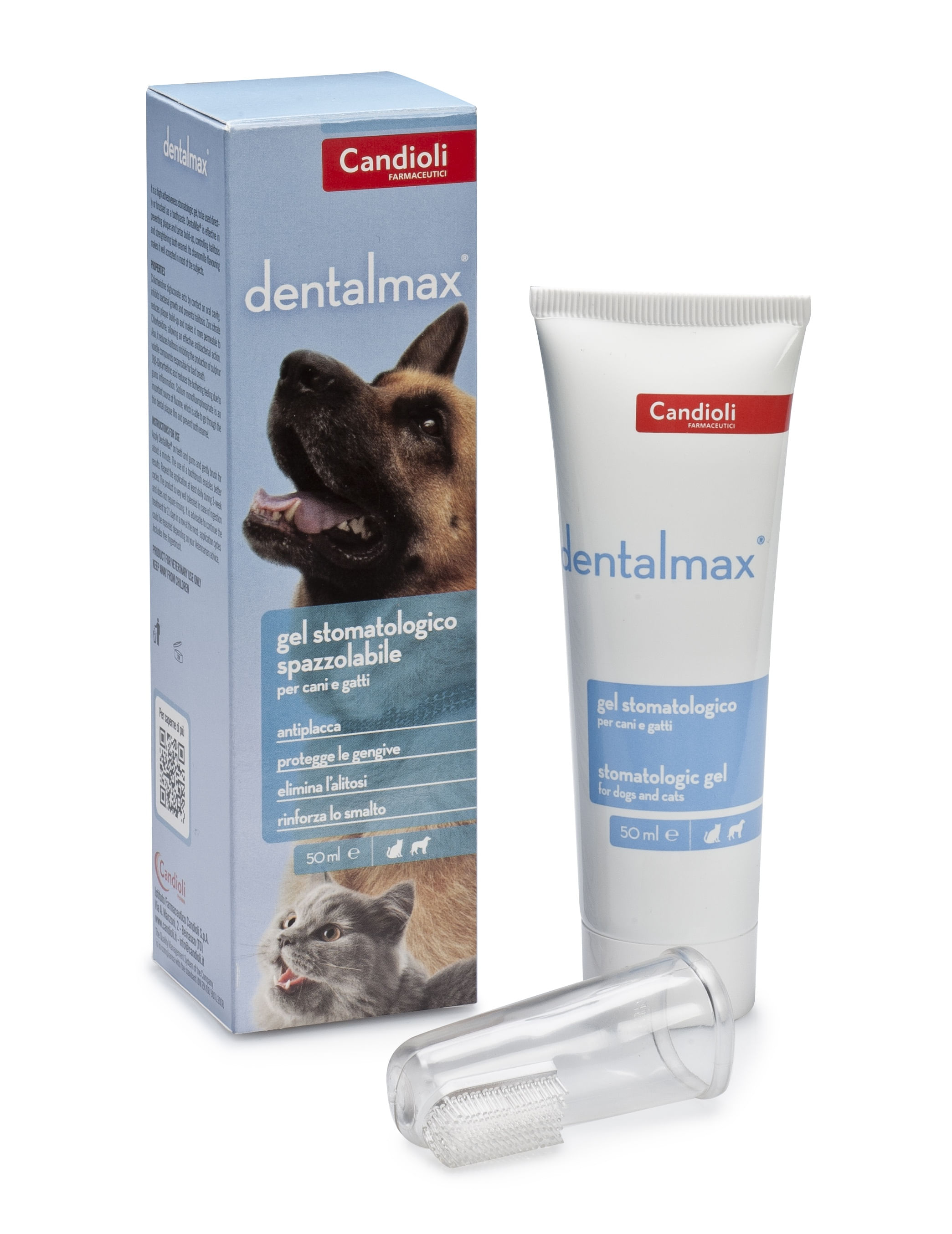 Innovet Restomyl Dentifricio Rimuove la placca proteggendo le gengive Confezione con spazzolina extra soft per cani e gatti 