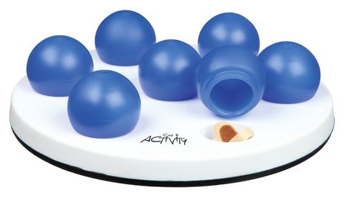 Trixie Gatto Cat Activity Solitaire Blu e Bianco
