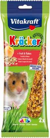 Vitakraft Snack Roditori Kracker Frutta Per Criceti