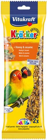 Vitakraft Snack Pappagalli Kracker Miele e Frutta