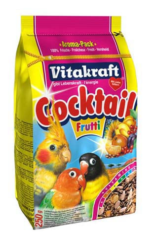 Vitakraft Uccelli Cocktail Frutta Parrocchetti e Pappagallini