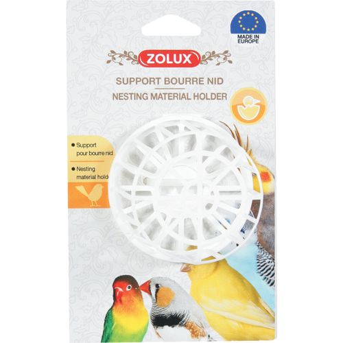 Zolux Uccelli Supporto Per Borra Bianco