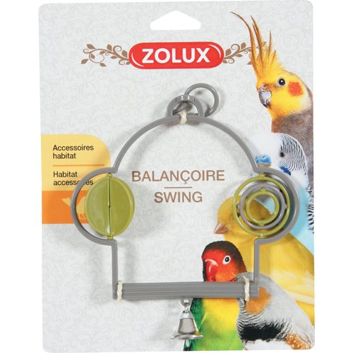 Zolux Uccelli Altalena Plastica Con Giochi