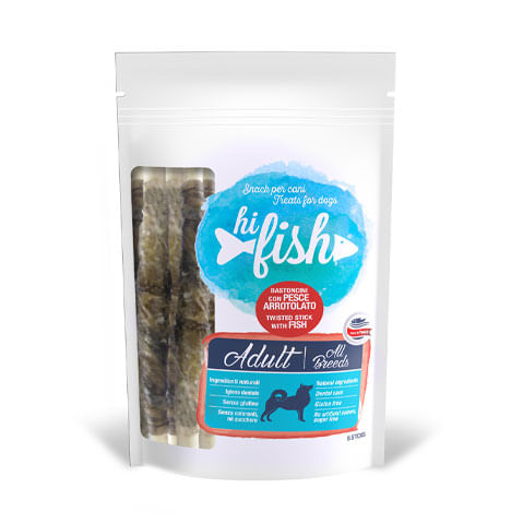 Hi Fish Snack Dog Bastoncini Arrotolati con Pesce