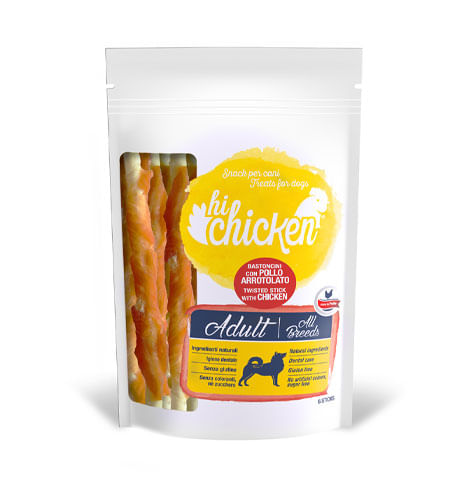 Hi Chicken Snack Dog Bastoncini Arrotolati con Pollo 70G