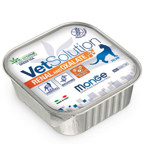 Monge Vet Solution Gatto Renal Oxalate Vaschetta 100G