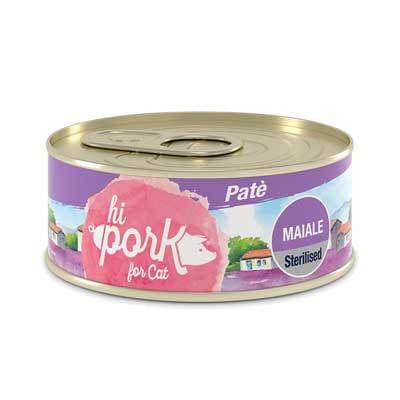 HI Pork Cat Sterilized Patè Maiale
