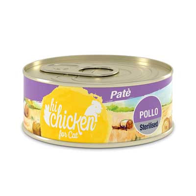 Hi Chicken Cat Sterilized Patè Pollo
