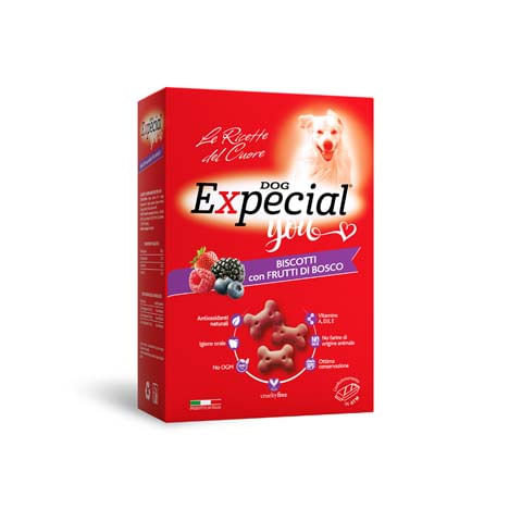 Expecial You Snack Dog Biscotti ai Frutti di Bosco 300G