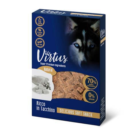 Virtus Dog Snack Soft Tacchino