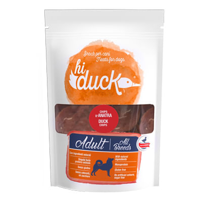 Hi Duck Snack Dog Chips con Anatra