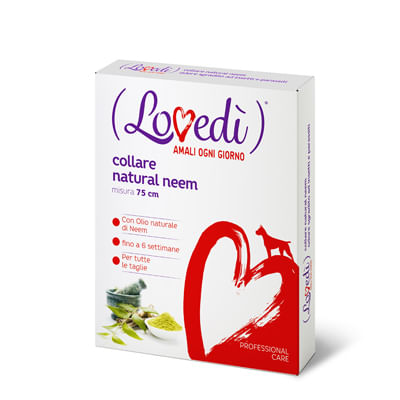 Lovedì Collare Barriera Olio Di Neem Cane