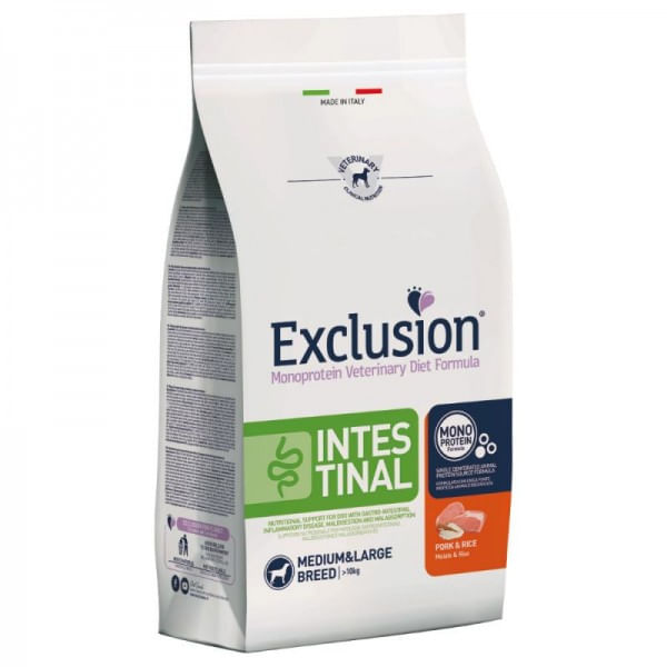 Exclusion Diet Cane Medium E Large Intestinal Maiale 12kg