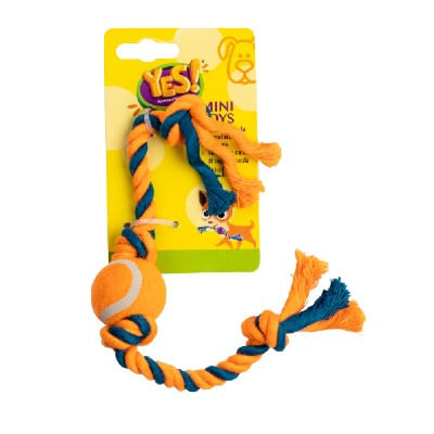 Mini Toys Corda Tennis per Cane 16 cm