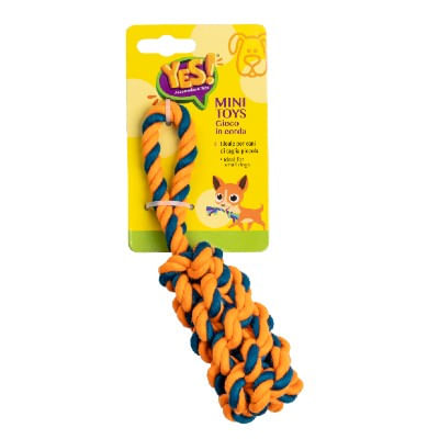 Mini Toys per Cane Treccia Arancio