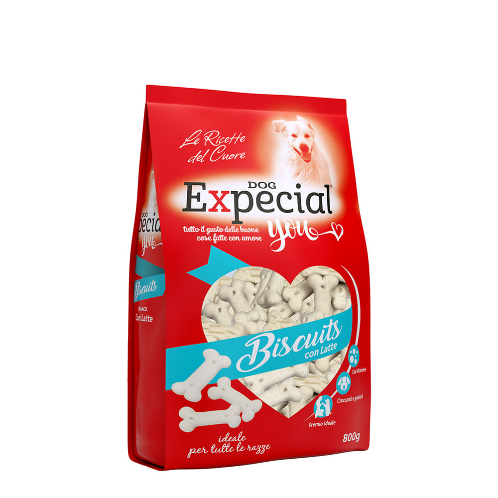Expecial You Snack Dog Biscotti Ossi al Latte 800G