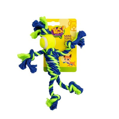 Mini Toys Corda Tennis per Cane 25 cm
