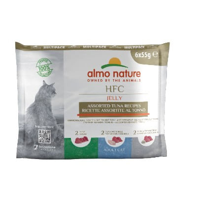 Almo Nature HFC Jelly Cat Busta Multipack 6x55G