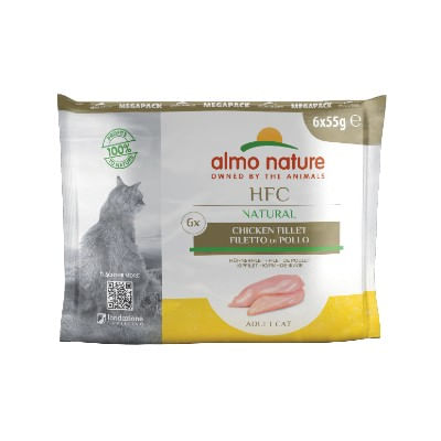 Almo-Nature-HFC-Cat-Busta-Multipack-Natural-Filetti-di-Pollo