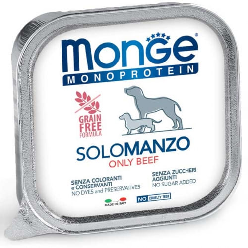 Monge Monoprotein SOLO Vaschetta Multipack 24x150G