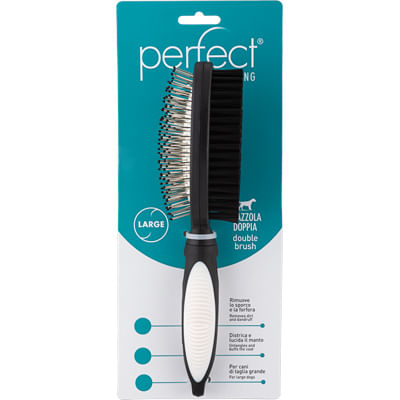 Perfect Grooming Cane Spazzola Doppia