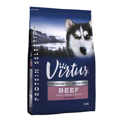 Virtus Dog Protein Selection Adult Manzo No Grain