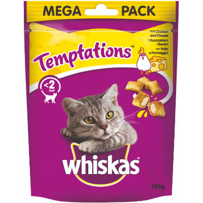 whiskas-temptations-pollo-formaggio-180gr