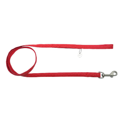 Guinzaglio Similpelle Majesty Rosso
