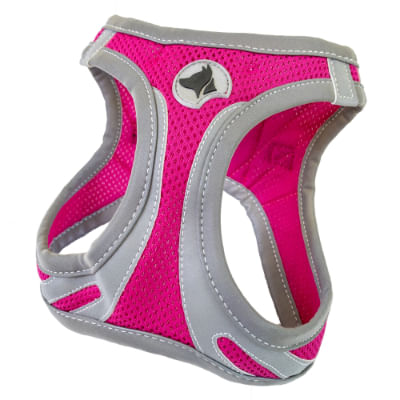 pettorina-hiking-reflective-per-cane-fucsia