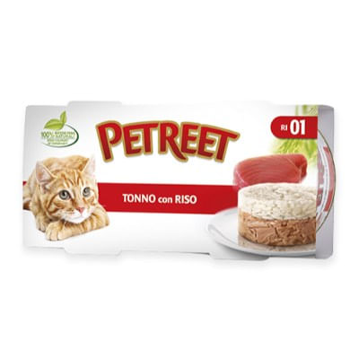 Petreet Cat Lattina Mutipack 2x170G