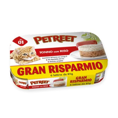 Petreet Cat Lattina Multipack 6x85G