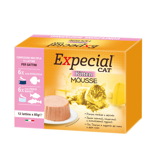 Expecial Kitten Mousse Lattina Multipack 12x85G