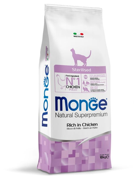 Monge Natural Superpremium Sterilised Cat Adult con Pollo