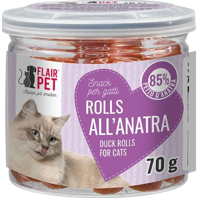 Flair Pet Rolls Snack per Gatti 70 g