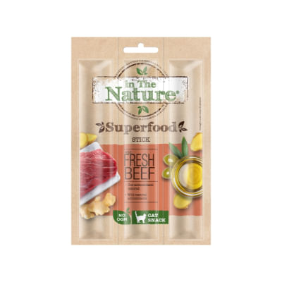 In The Nature Cat Snack Stick Manzo 3X5G