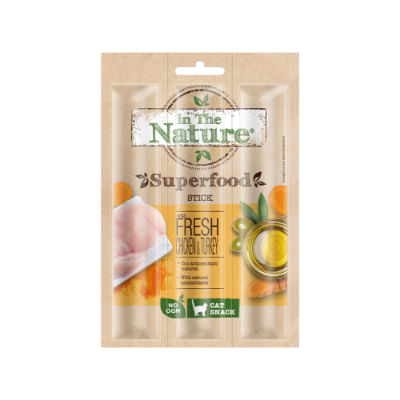 In The Nature Cat Snack Stick Pollo e Tacchino 3X5G