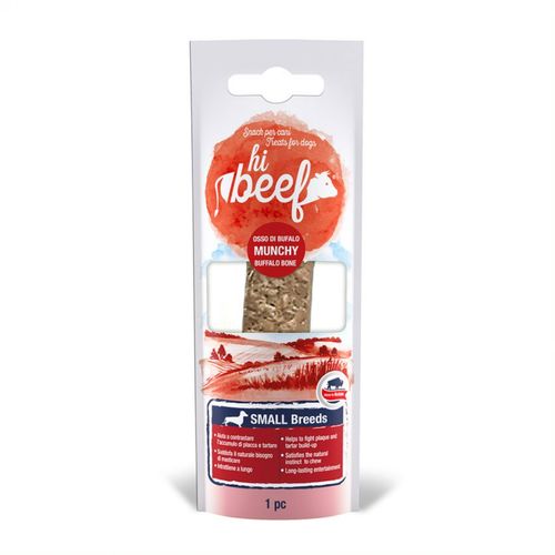 Hi Beef Snack Dog Osso di Bufalo Munchy Small 20G