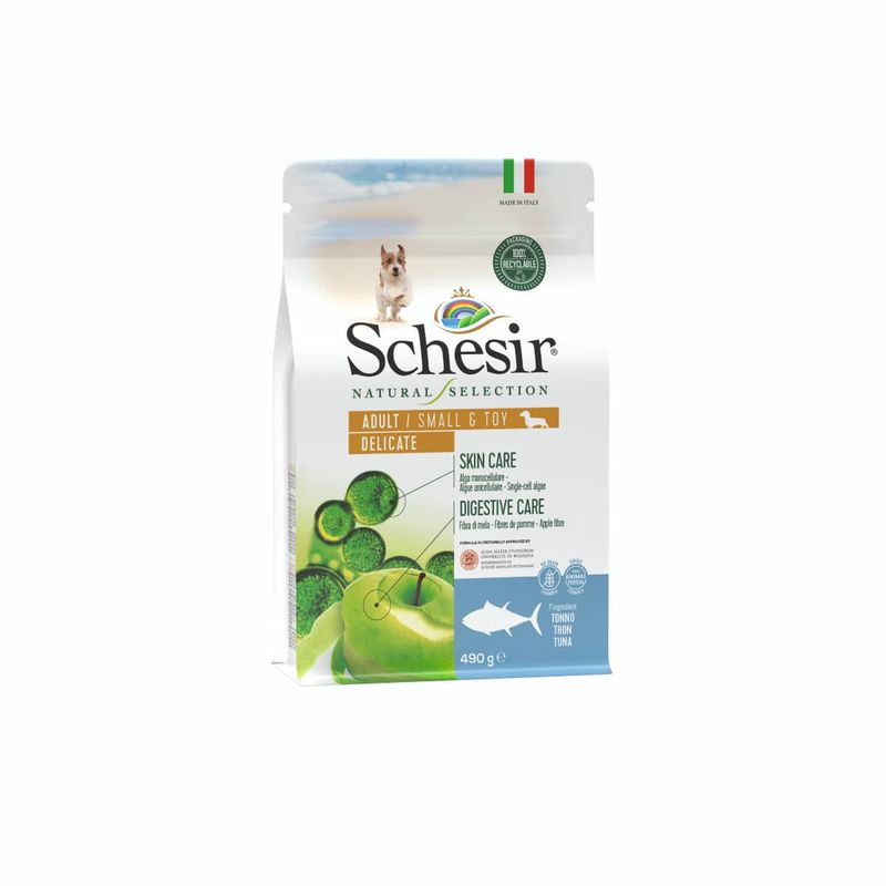 schesir-natural-selection-adult-small-delicate-tonno-490gr