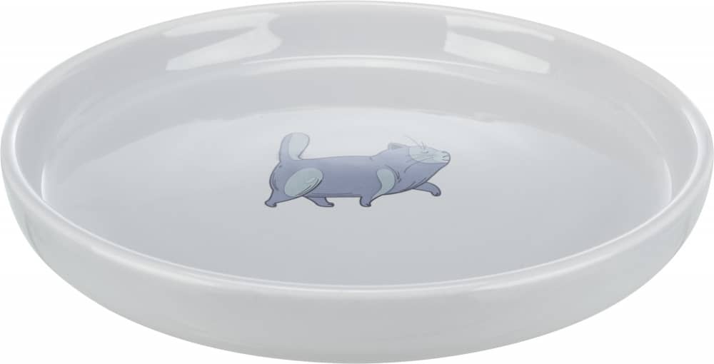Trixie Ciotola in Ceramica Rialzata per gatti da 0,15 l/ø 13 cm