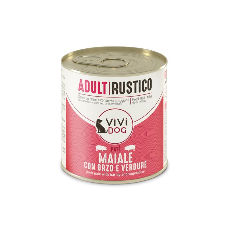 vivi-dog-adult-rustico-maiale-300g