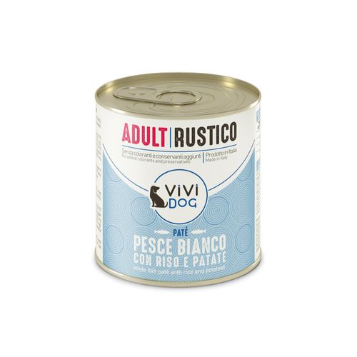 ViVi Dog Adult Rustico con Pesce Bianco 300G