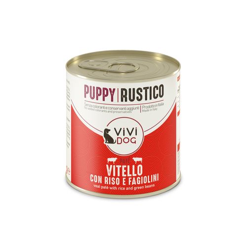 ViVi Dog Puppy Rustico con Vitello 300G