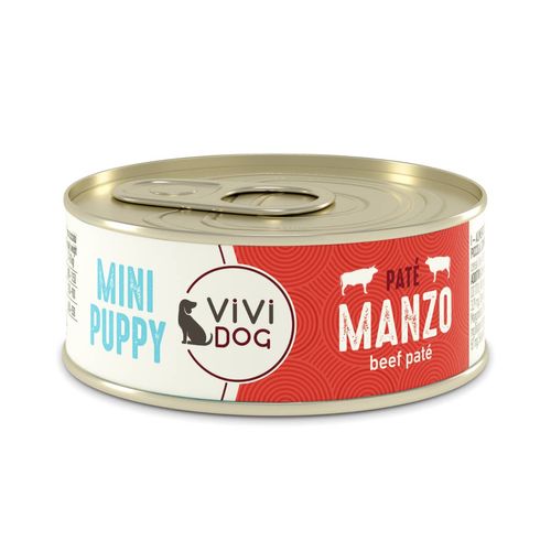 ViVi Dog Mini Puppy con Manzo 85G