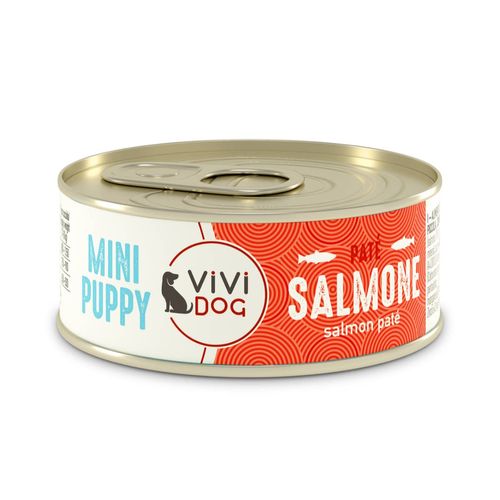 ViVi Dog Mini Puppy con Salmone 85G