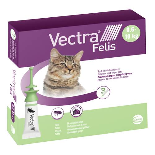 Vectra Felis Antiparassitario per Gatti 0.6-10KG