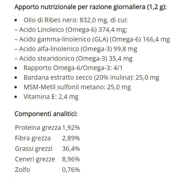 ribes-pet-ultra-pasta-apporto-nutrizionale