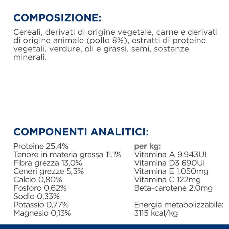 hills-prescription-diet-metabolic-mini-cane-pollo-ingredienti